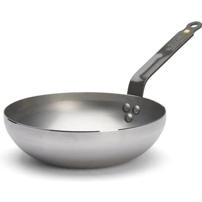 Afbeelding van de Buyer Wok Brede bodem Mineral B Ø 24CM inductiegeschikt