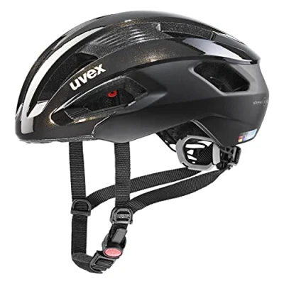 Afbeelding van uvex Rise CC WE Fietshelm Black Goldflakes Unisex maat 52 56