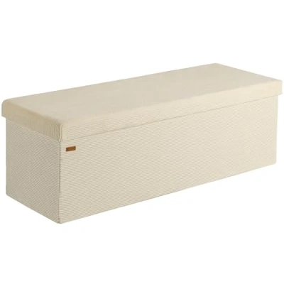 Afbeelding van Casaria Opbergbox Vouwbaar 114x38x38cm M Ripstof 130L Beige