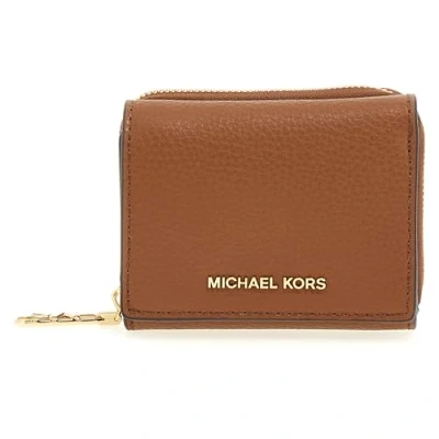 Afbeelding van Michael Kors Empire Trifold Wallet Portemonnee, Dames, Maat: One Size, Luggage