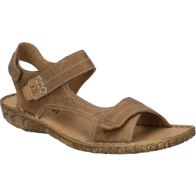 Afbeelding van Josef Seibel Rosalie Sandalen, Dames, Maat: 37, Camel kombi Leer