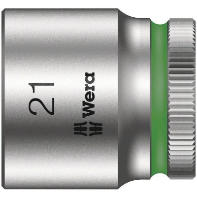 Afbeelding van Wera 8790 HMB Zyklop hand en machine dopsleutel 3/8&quot; 21x30mm