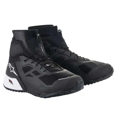 Afbeelding van Alpinestars LAARZEN CR 1 ZWART WIT 11, zwart.