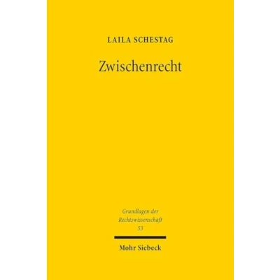 Afbeelding van Grundlagen der Rechtswissenschaft Zwischenrecht