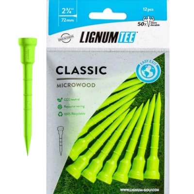 Afbeelding van Lignum Golf Tees 72 mm 12 stuks (lime)