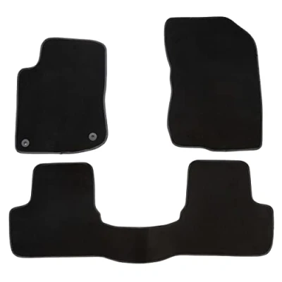 Afbeelding van DBS 1764597 Auto vloermatten op maat 3 delig antislip hoogwaardig naaldvilt 1000 g/m² velours productie assortiment Luxe
