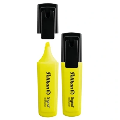 Afbeelding van Markering Pelikan Fluorescerend Geel (2 Stuks)
