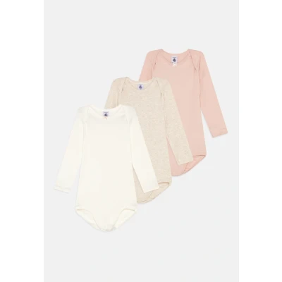 Afbeelding van Petit Bateau BABY 3 PACK Unisex Body multicoloured/pink voor kinderen, Maat: 74, Multi coloured/pink