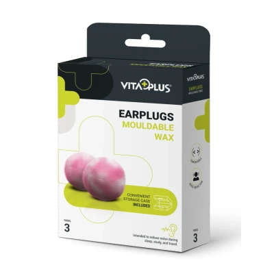 Afbeelding van Vitaplus Earplugs Mouldable Wax 6ST