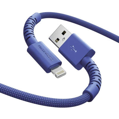 Afbeelding van Fresh &#039;n Rebel FlexWave, 2 m, Lightning, USB A, Mannelijk, Blauw