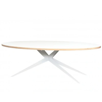 Afbeelding van Vergadertafel Lagos breed 220CM diep 100CM bladkleur Zand Matlak