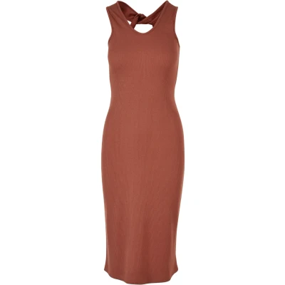 Afbeelding van Urban Classics MIDI Sleeveless Jerseyjurk, Dames, Maat: 5XL, Terracotta