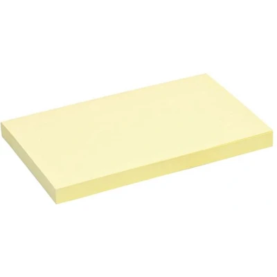 Afbeelding van Memoblok Quantore 76x127mm geel Pak a 6 stuk x 100 vel stuks
