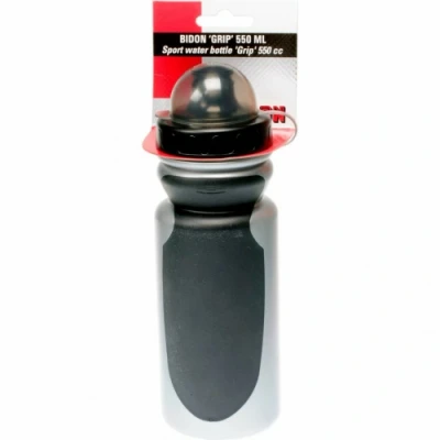 Afbeelding van Simson Bidon Grip 550ml incl. Afneembaar Stofkap Zwart/Grijs