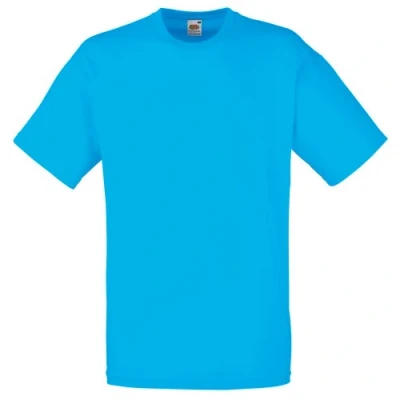 Afbeelding van Fruit Of The Loom Heren Valueweight T shirt met korte mouwen (Azure Blauw)