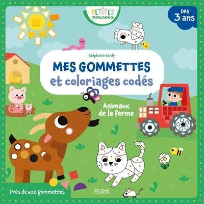 Image de Mes gommettes et coloriages codés Animaux de la ferme
