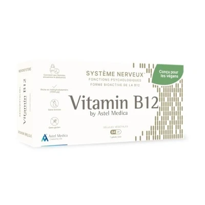 Afbeelding van Astel Medica Vitamine B12 64 Capsules