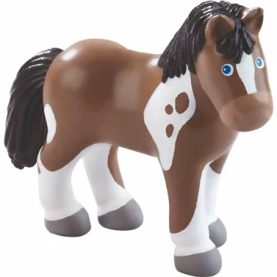 Afbeelding van Little Friends Poppenhuispop Paard Tara Junior Pvc 12 Cm Bruin