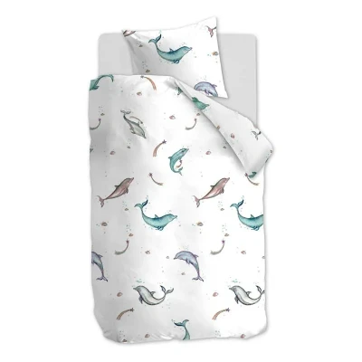 Afbeelding van Beddinghouse Kids Magical Dolphins dekbedovertrek Eenpersoons 140x200/220 Multi