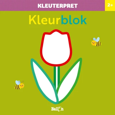 Afbeelding van Uitgeverij ballon kleurblok tulp