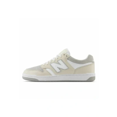 Afbeelding van New Balance Sneakers laag, Heren, Maat: 45.5, Grey beige Leer en textiel