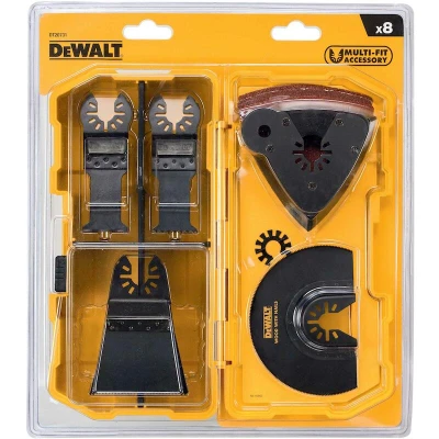 Afbeelding van DeWALT DT20731 MultiTool zaagbladen &amp; schuurpapier 8 dlg. Set