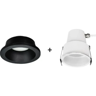 Afbeelding van Artdelight Inbouwspot Bados Rond Zwart IP65