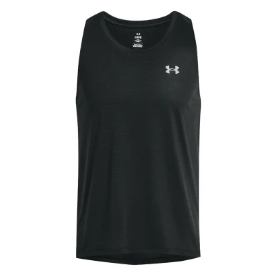 Afbeelding van Under Armour Launch Singlet Top black, Heren, Maat: XS, Black