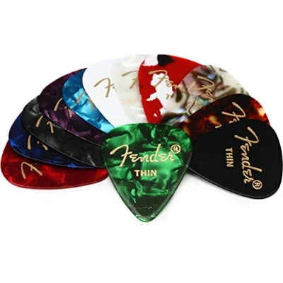 Afbeelding van Fender Celluloid Medley Plectrum Thin 12 stuks