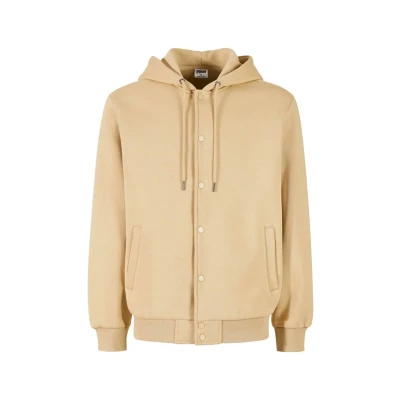 Afbeelding van Urban Classics Sweater met rits, Heren, Maat: Small, Unionbeige