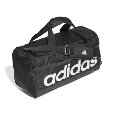Afbeelding van adidas Performance Linear Duffel S Sporttas Black white, Maat: One Size/No Size, white