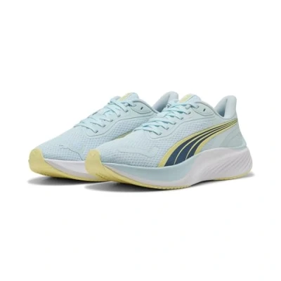 Afbeelding van PUMA Pounce Lite Hardloopschoenen voor op de weg, uniseks, Sea Glass Fizzy Light Dark Indigo