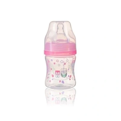 Afbeelding van Baby Ono Roze 120 ml Brede Hals Fles 402/02