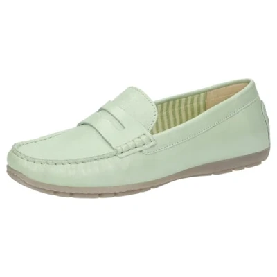 Afbeelding van Sioux Mocassins, Dames, Maat: 37, Grün Leer