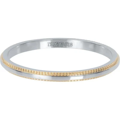 Afbeelding van Double gear iXXXi Vulring 2 mm Bi color gold / 20