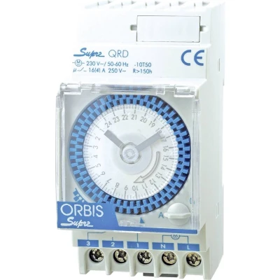 Afbeelding van ORBIS Zeitschalttechnik SUPRA QRS 230V DIN rail schakelklok Analoog 230 V/AC