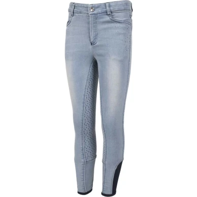 Afbeelding van Mondoni Rainbow Spark kinder rijbroek jeans maat:140