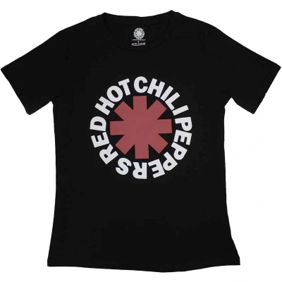 Afbeelding van Red Hot Chili Peppers Classic Asterisk Dames T shirt M Zwart