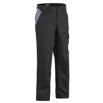 Image de Pantalon Industrie 1404 Noir/gris Coton croisé/polyester Blaklader