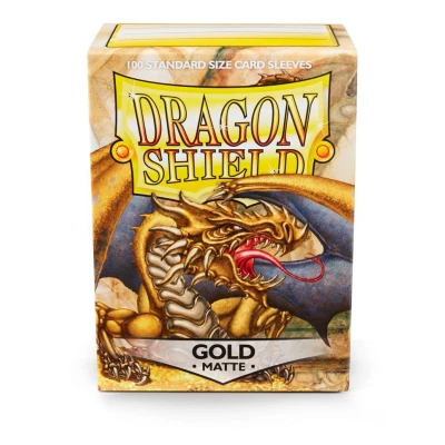 Afbeelding van Dragon Shield Sleeves Matte Gold (100 stuks)