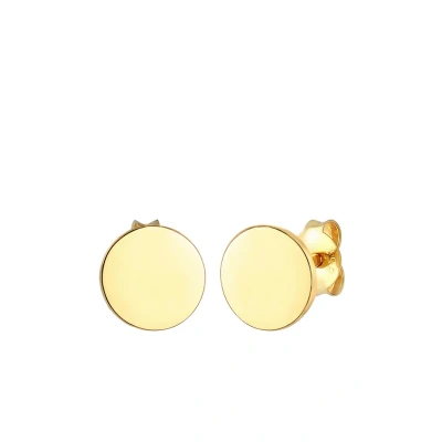 Afbeelding van Elli Basic Oorbellen goldcoloured, Dames, Maat: One Size, Gold coloured