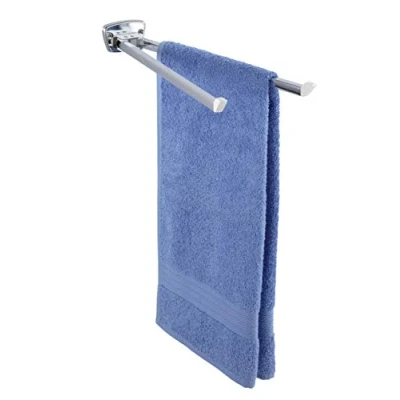 Afbeelding van Wenko Handdoekhouder Basic 8 X 5,5 42 Cm Rvs Zilver