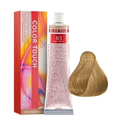 Afbeelding van Wella Professionals Color Touch Rich Naturals 60 ml 8/3 Light Gold Blonde