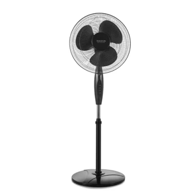 Afbeelding van Taurus Greco 16CR Staande ventilator 45W oscillatie verstelbare helling 3 bladen 40 cm snelheden ronde basis in hoogte verstelbaar transportgreep afneembaar rooster