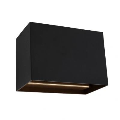 Afbeelding van Steinhauer wandlamp Muro zwart metaal 3365ZW