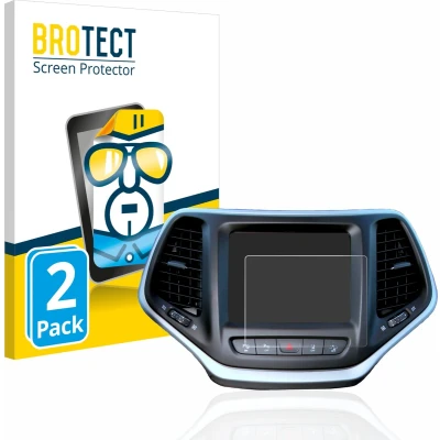 Afbeelding van BROTECT Screenprotector voor Jeep Cherokee Uconnect 8.4&quot; Folie Beschermfolie transparant (2 Stuks)