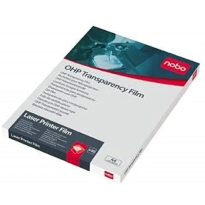 Afbeelding van Nobo Overhead Transparanten Laserprinter 100 micron 50 st.
