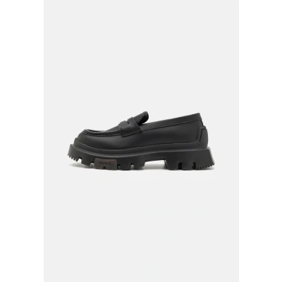 Afbeelding van HUGO Fabyan Loafer Instappers, Dames, Maat: 39, Black Leer
