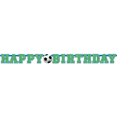 Afbeelding van Letterslinger Voetbal Happy Birthday