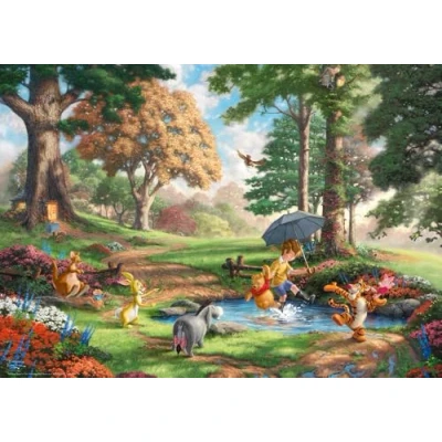 Afbeelding van Schmidt Spiele Disney Winnie The Pooh Contourpuzzel 1000 stuk(s) Stripfiguren